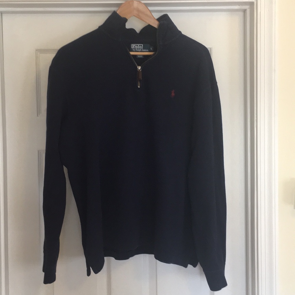 Polo by Ralph Lauren navy 1/4 zip pullover